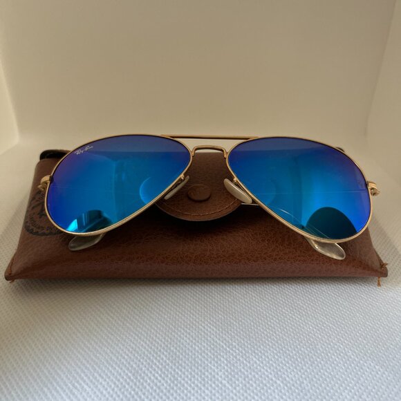 Ray-Ban RB3025 Matte Gold Aviator 112/17 - 810-LR-07 - Picture 10 of 12